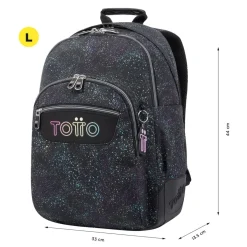- Mochila escolar salpicado color Crayoles*TOTTO Outlet