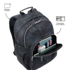 - Mochila escolar salpicado color Crayoles*TOTTO Outlet