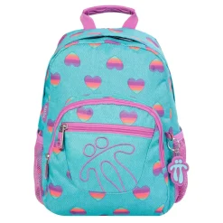 - Mochila escolar Tempera corazones multicolor*TOTTO Best