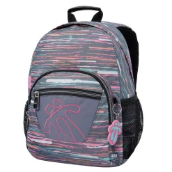 - Mochila escolar Tempera estampado multicolor jaspeado*TOTTO New