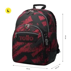 - Mochila escolar tiza roja Crayoles*TOTTO Discount