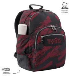 - Mochila escolar tiza roja Crayoles*TOTTO Discount