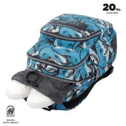 - Mochila escolar tiburones Crayoles*TOTTO Sale