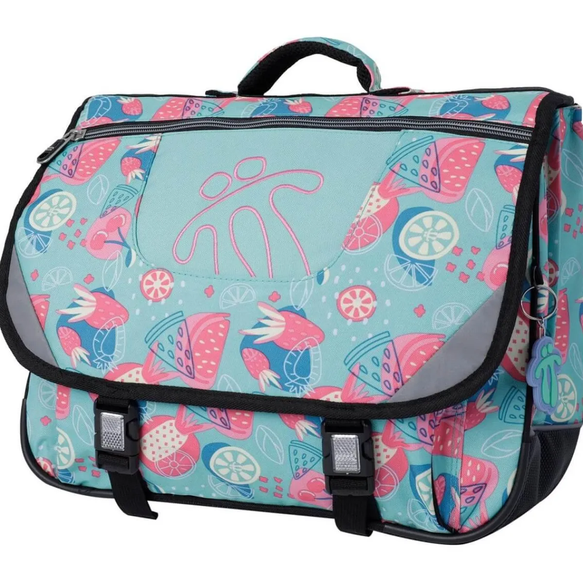 New - Mochila escolar Tijeras - Frutas Material Escolar