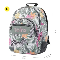 - Mochila escolar tropical cebras Crayoles*TOTTO Sale