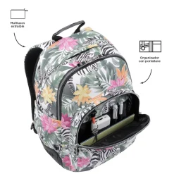 - Mochila escolar tropical cebras Crayoles*TOTTO Sale