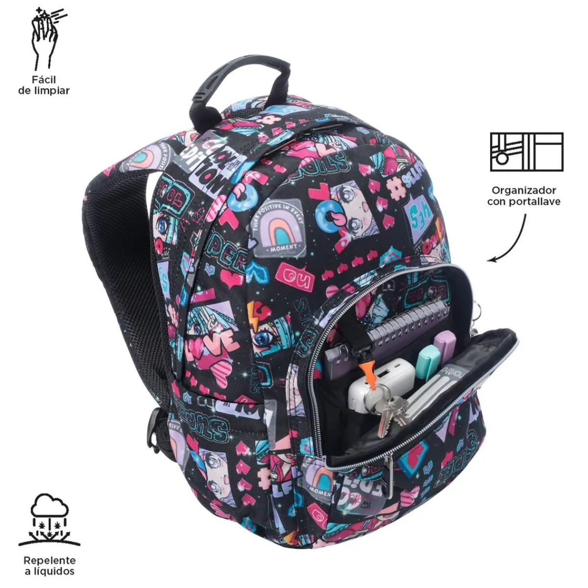 Sale - Mochila Pequeña Tempera Misato Material Escolar