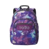 Discount - Mochila Rayol Glitter Star Butterfly Material Escolar