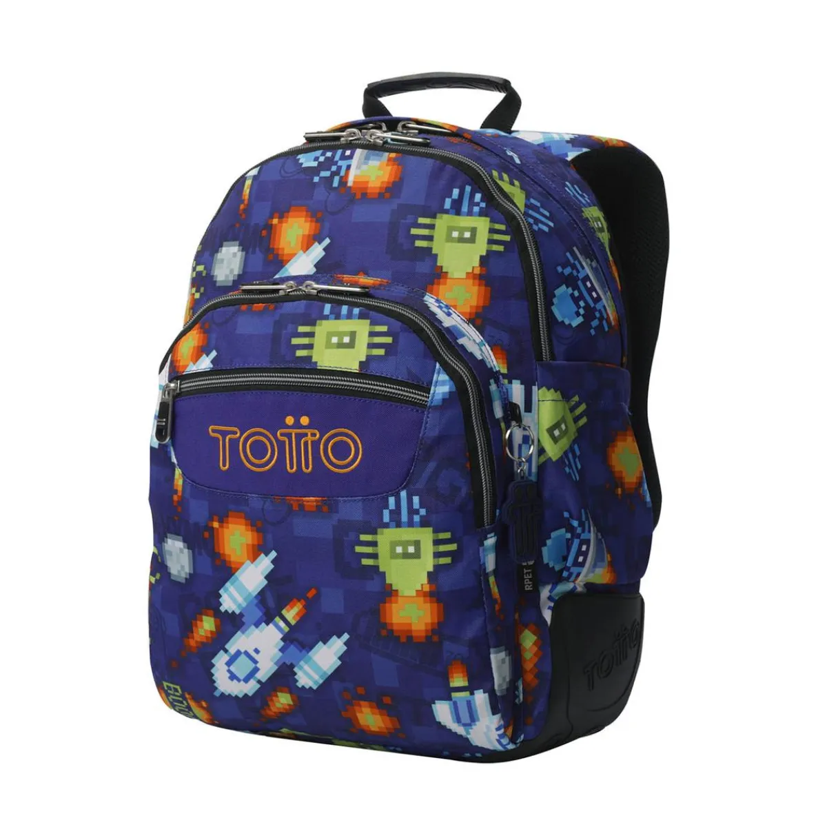 Online - Mochila Rayol Space Blue Material Escolar