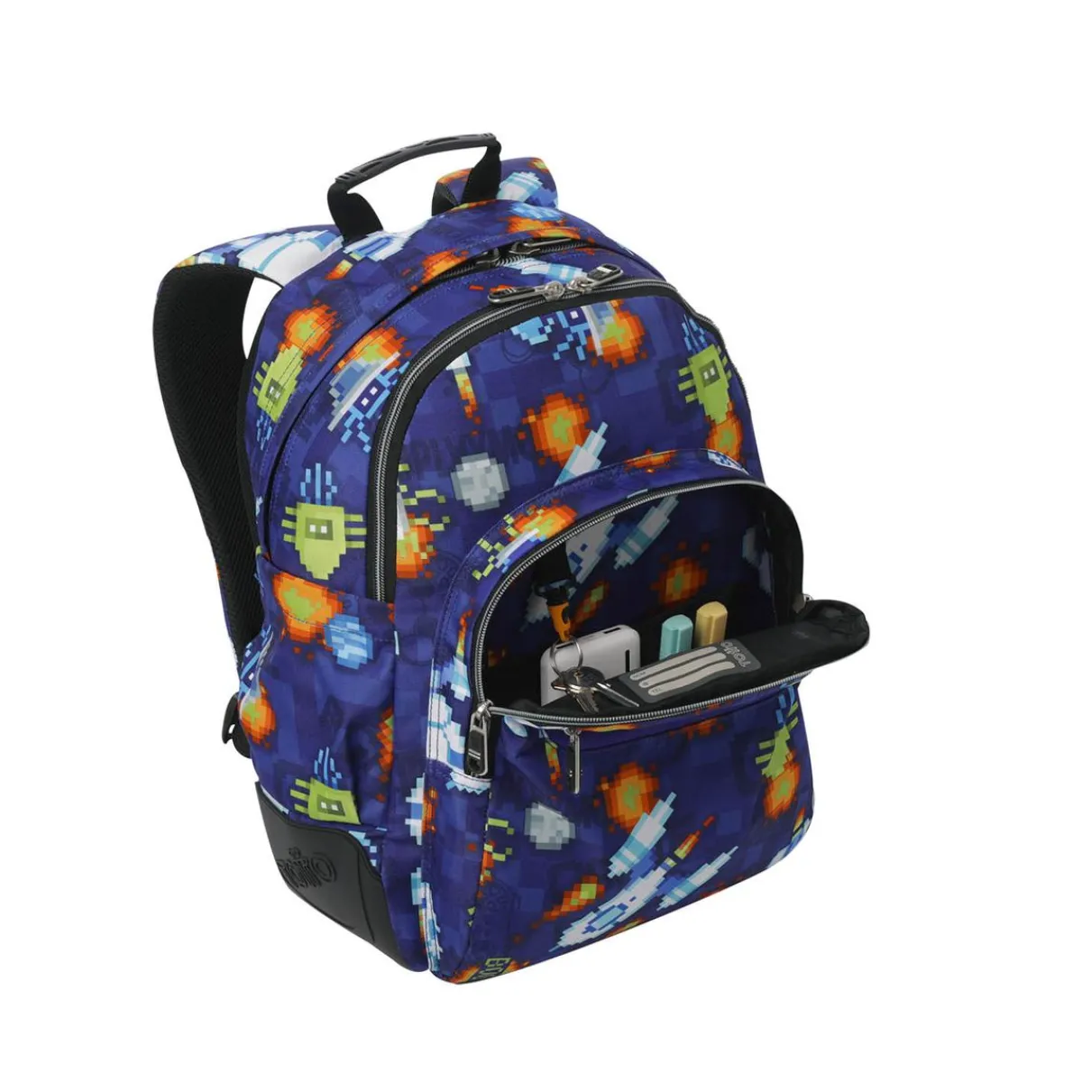 Online - Mochila Rayol Space Blue Material Escolar