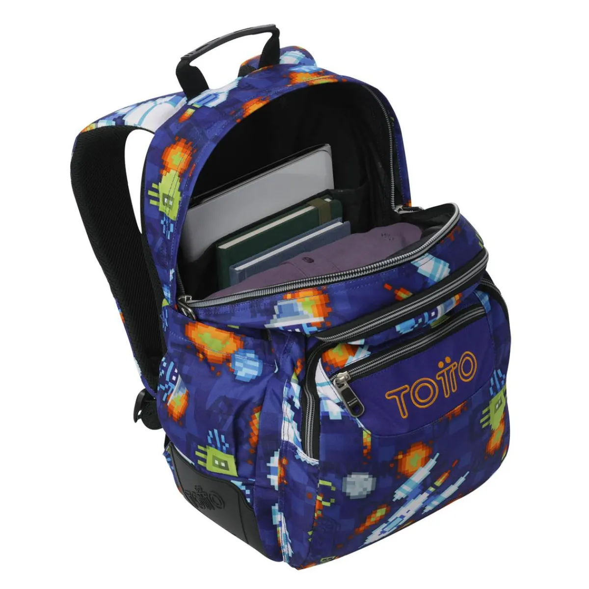 Online - Mochila Rayol Space Blue Material Escolar