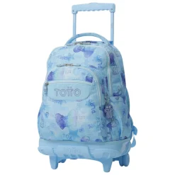 Discount - Mochila Renglones con ruedas Polar Material Escolar