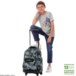 Best - Mochila Renglones con ruedas - Digital Hill Material Escolar