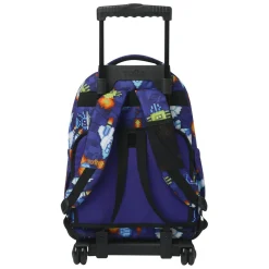 Best - Mochila Renglones con ruedas Space Blue Material Escolar