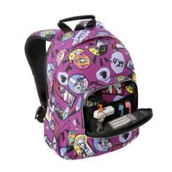 New - Mochila Tempera Kitsune Material Escolar