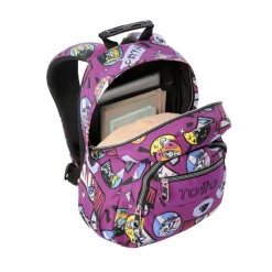 New - Mochila Tempera Kitsune Material Escolar