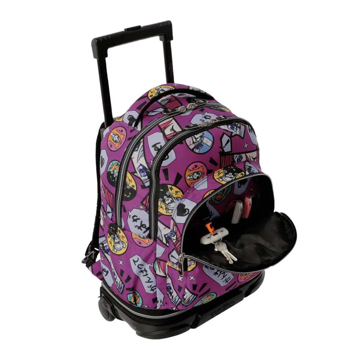 Outlet - Mochila Tiza con ruedas Kitsune Material Escolar