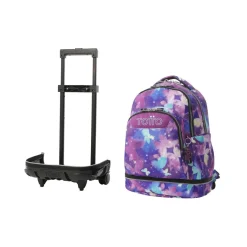 Sale - Mochila Tiza con ruedas Glitter Star Butterfly Material Escolar