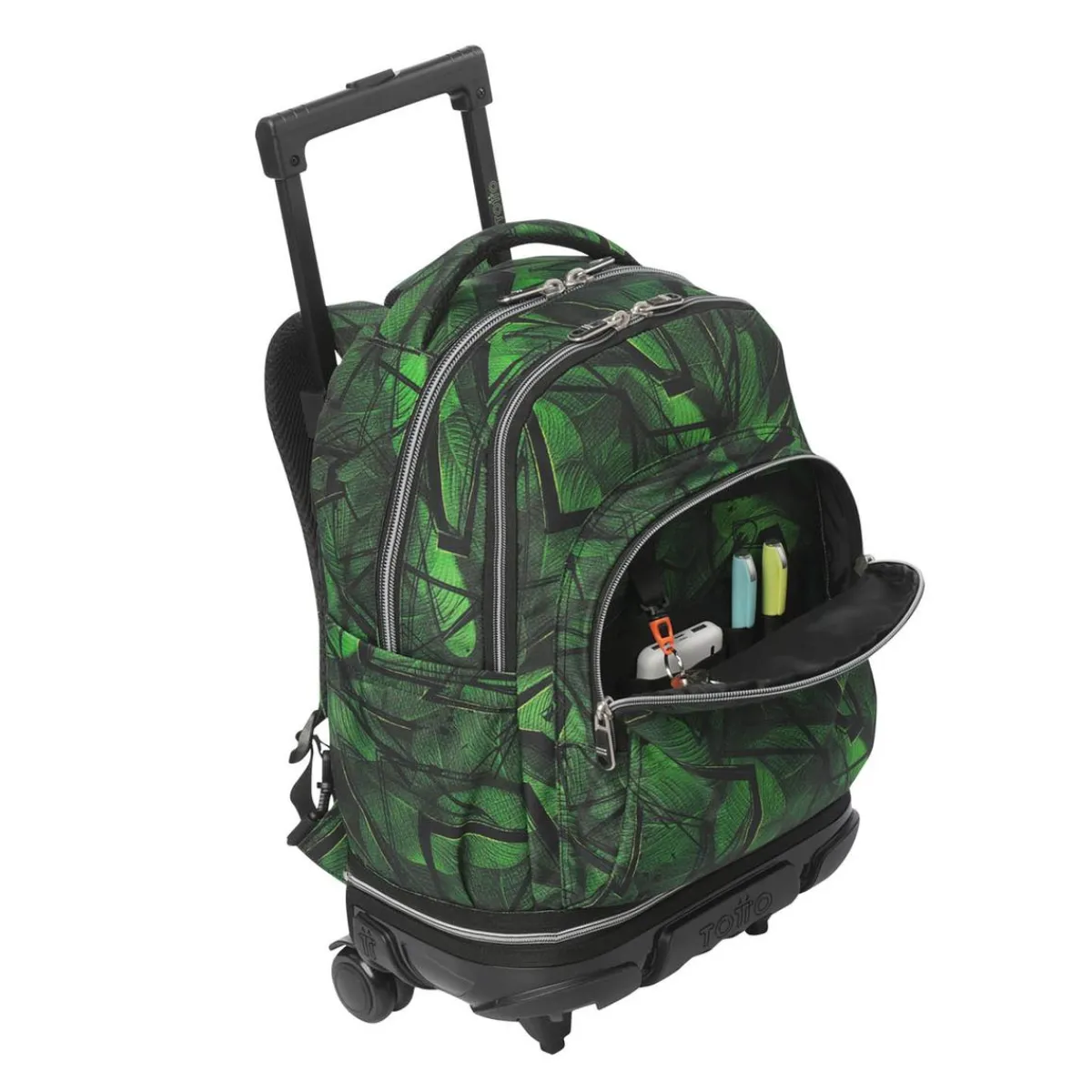 - Mochila Tiza con ruedas Jhony Jungle Material Escolar