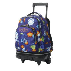 - Mochila Tiza con ruedas Space Blue*TOTTO Sale