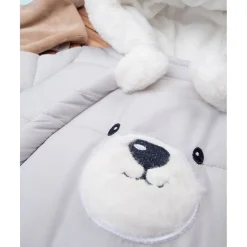 Discount Traje de nieve de nailon para niño gris Primeras Salidas·Abrigos Y Plumíferos|Recién Nacido·Primeras Salidas