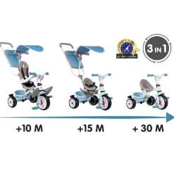 Triciclo Baby Balade Plus Azul*SMOBY