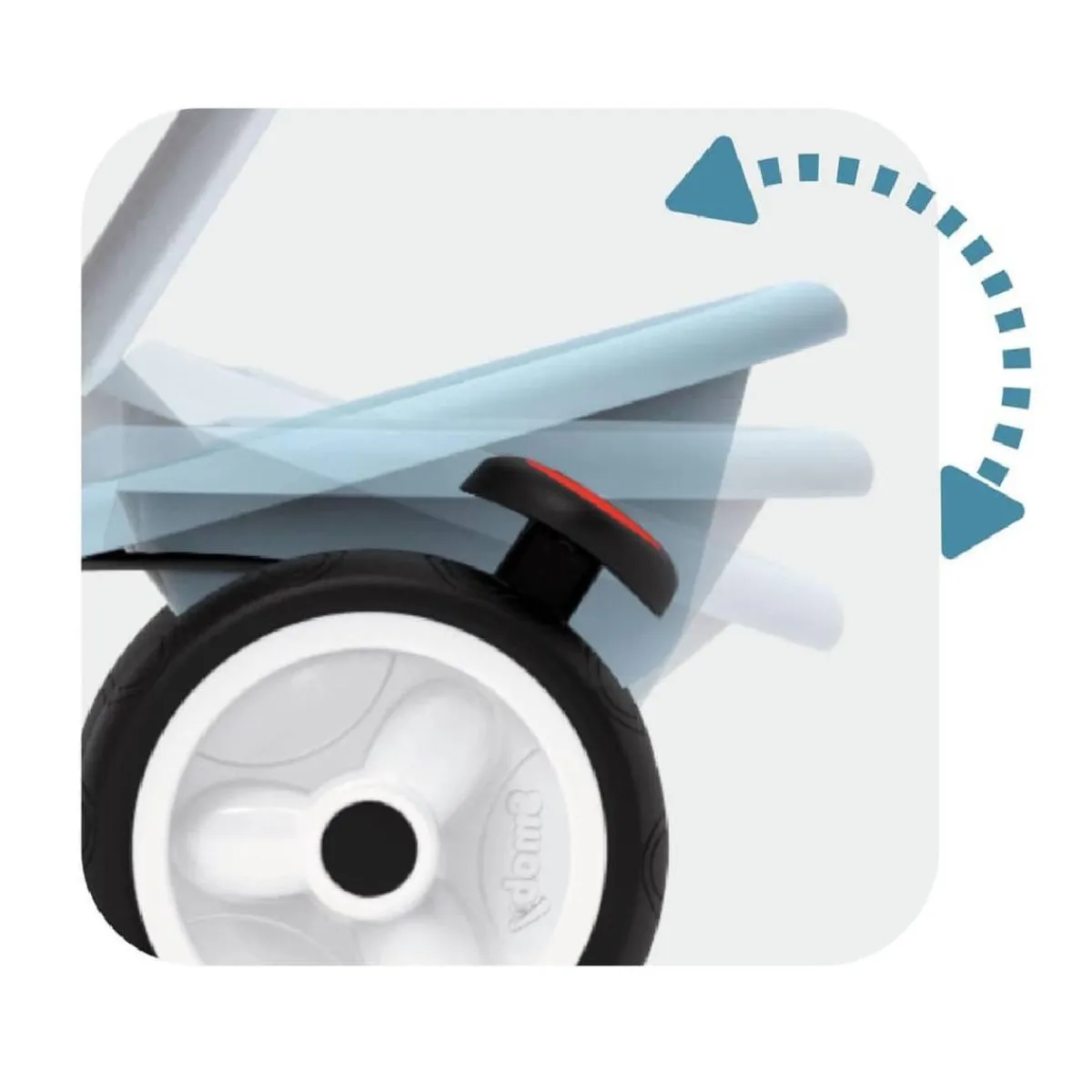 Triciclo Baby Balade Plus Azul*SMOBY