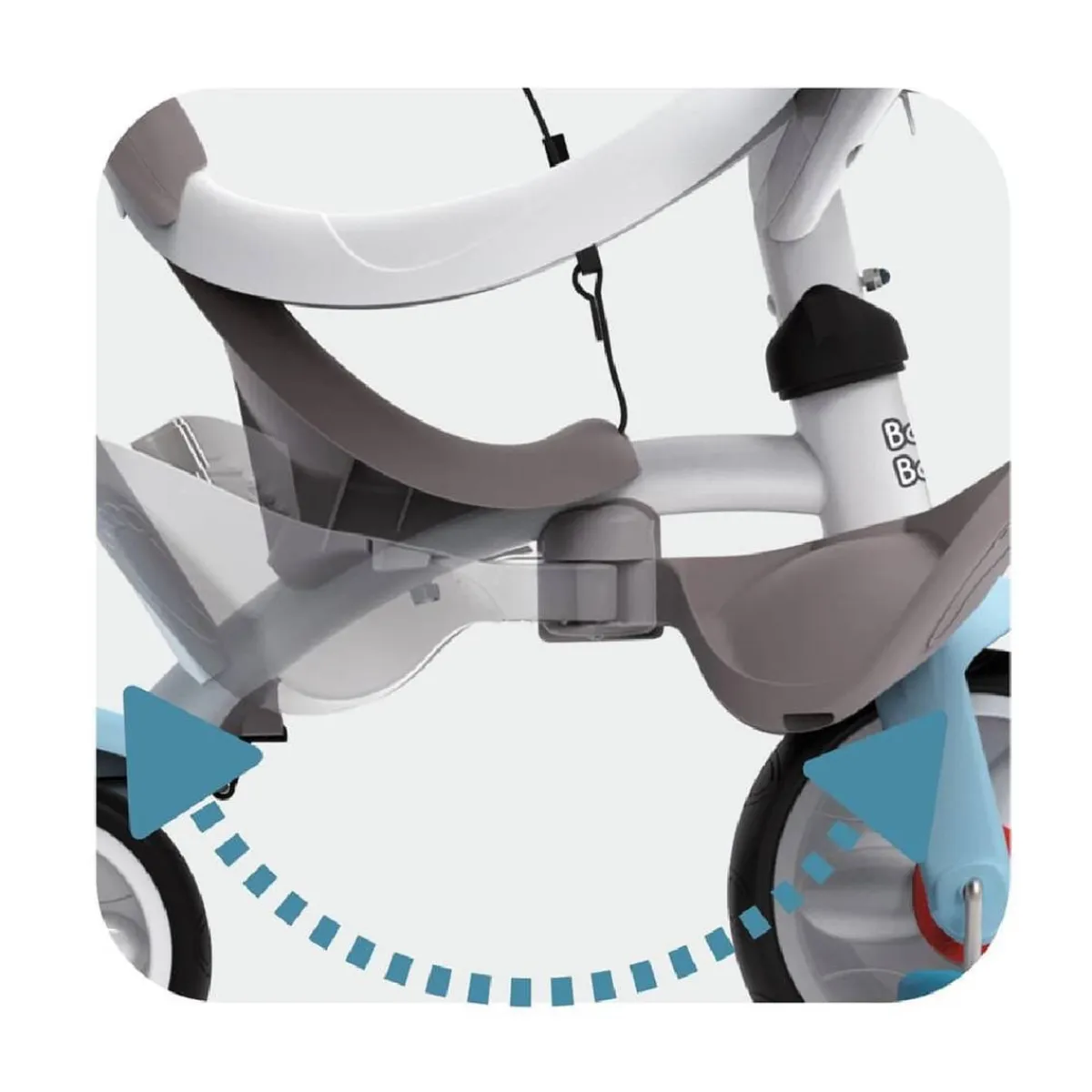 Triciclo Baby Balade Plus Azul*SMOBY