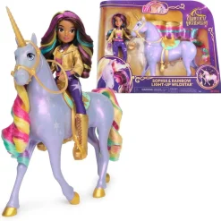 Sale Unicorn Academy - Sophia y Wildstar con luz mágica Muñecas