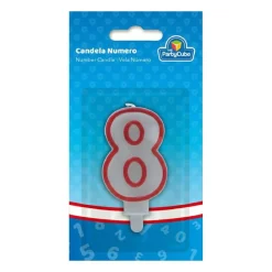 Vela borde rojo 8*TOYS "R" US Outlet