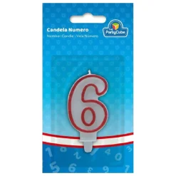 Vela borde rojo 6*TOYS "R" US