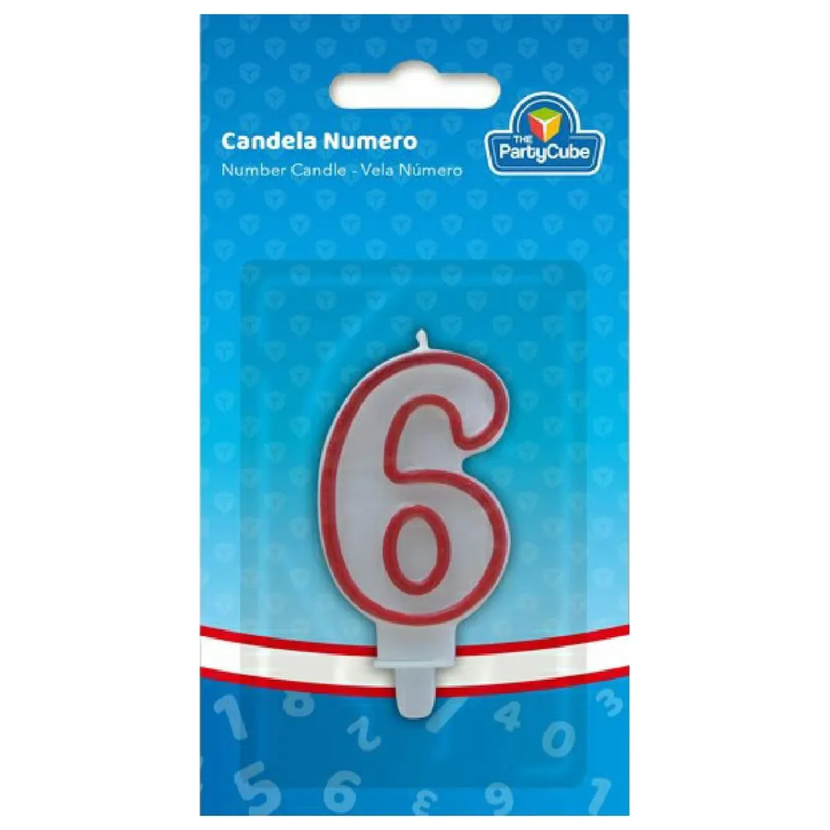 Vela borde rojo 6*TOYS "R" US