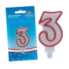 Vela con Borde Rojo 3*TOYS "R" US Hot