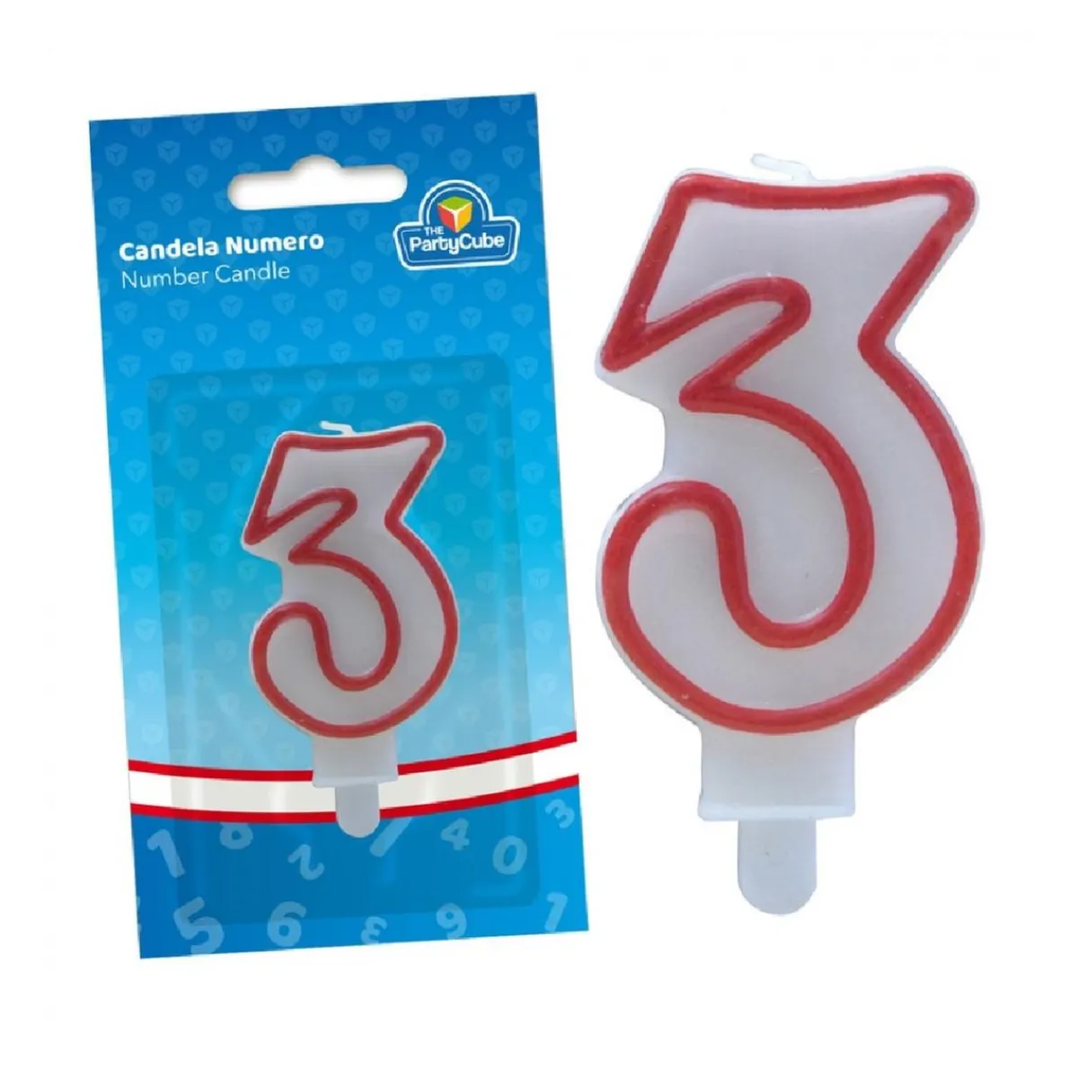 Vela con Borde Rojo 3*TOYS "R" US Hot