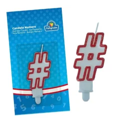 Clearance Vela con Borde Rojo # Artículos De Fiesta Y Regalos