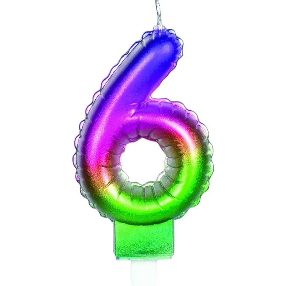 Vela multicolor número 6*TOYS "R" US Discount