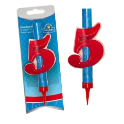 Hot Vela pirotécnica con número 5 Artículos De Fiesta Y Regalos