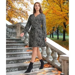 Vestido premamá para lactancia con estampado animal*Prenatal