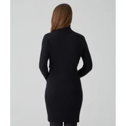 Vestido premamá y lactancia tricot negro*Prenatal Sale