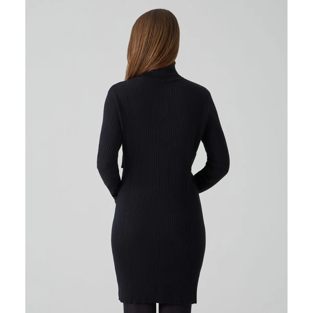 Vestido premamá y lactancia tricot negro*Prenatal Sale