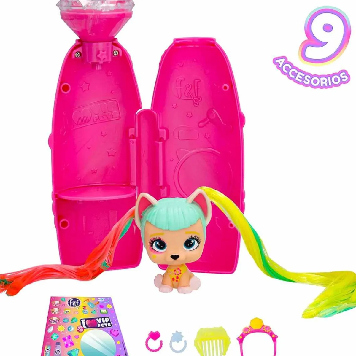 Vip Pets - Mini fans Glam Gems (varios modelos) Coleccionables Y Mini Mundos