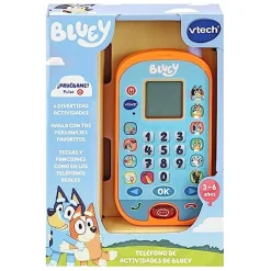 - Bluey - Teléfono de actividades educativo con aprendizaje de números, cálculo y lógica ㅤ*VTECH Clearance