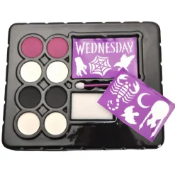 Clearance Wednesday Adams - Set de maquillaje Disfraces|Halloween
