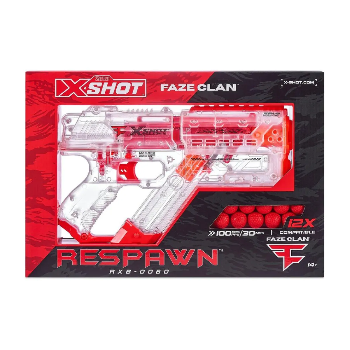 Hot X-Shot - Lanzador con 12 pelotas Nerf Y Blasters