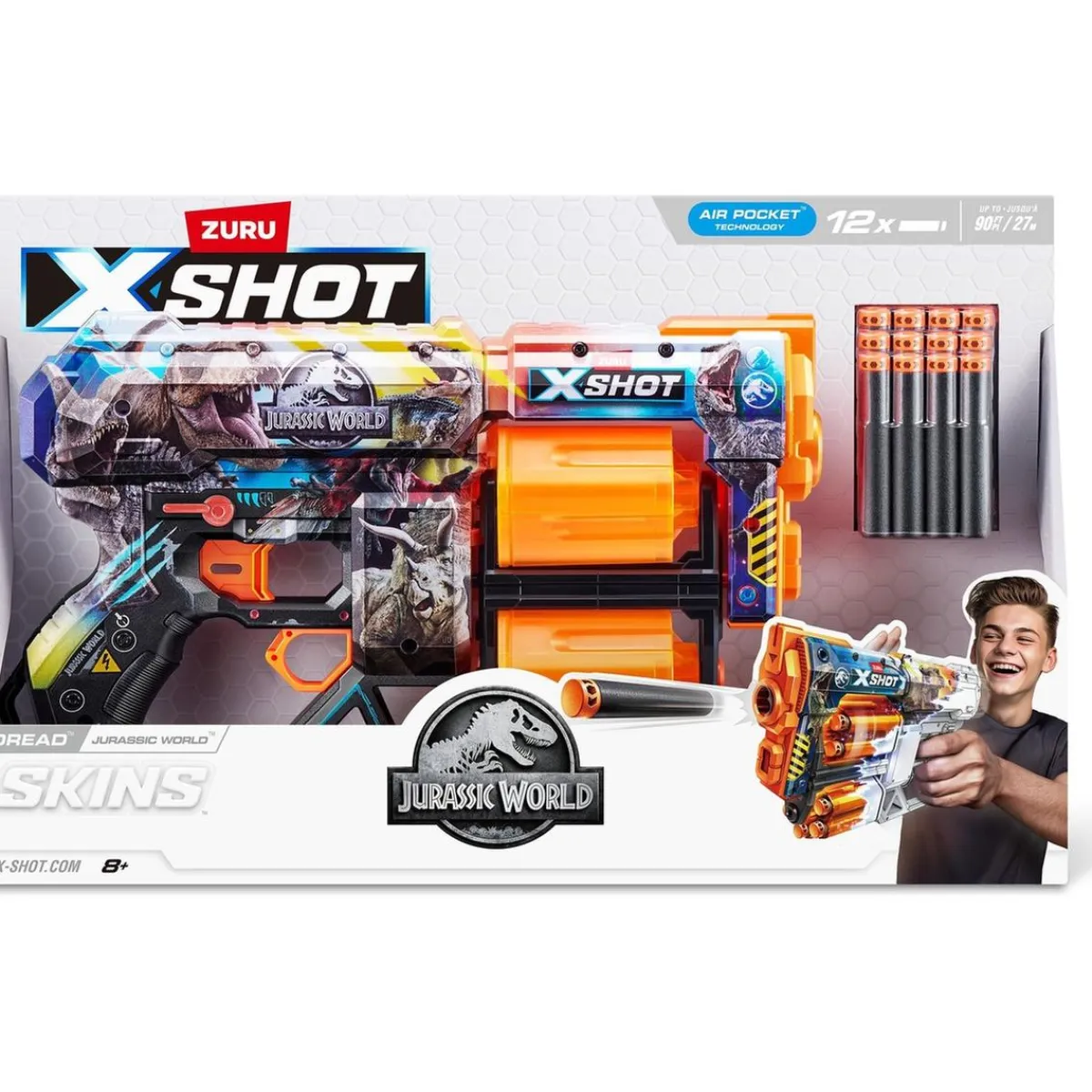 X-Shot - Lanzador Skins Jurassic World*ARTSANA SPAIN,S.A.U. INTERNET New