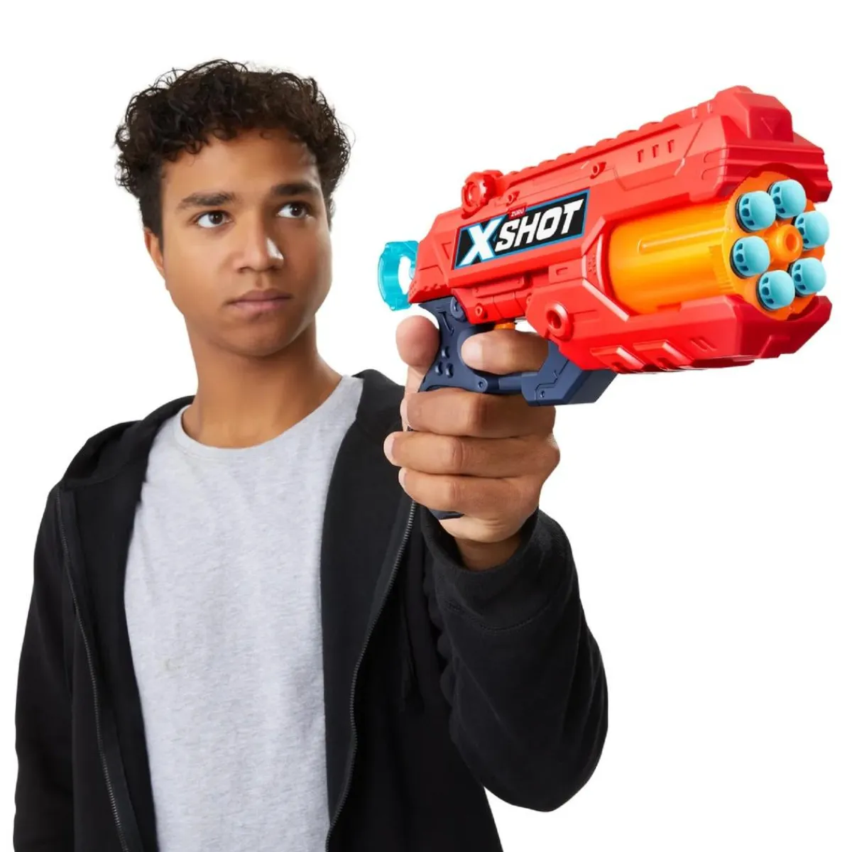 X-Shot - Pack 4 lanzadores + 24 dardos* Online