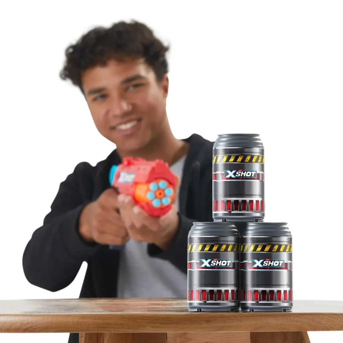 X-Shot - Pack 4 lanzadores + 24 dardos* Online