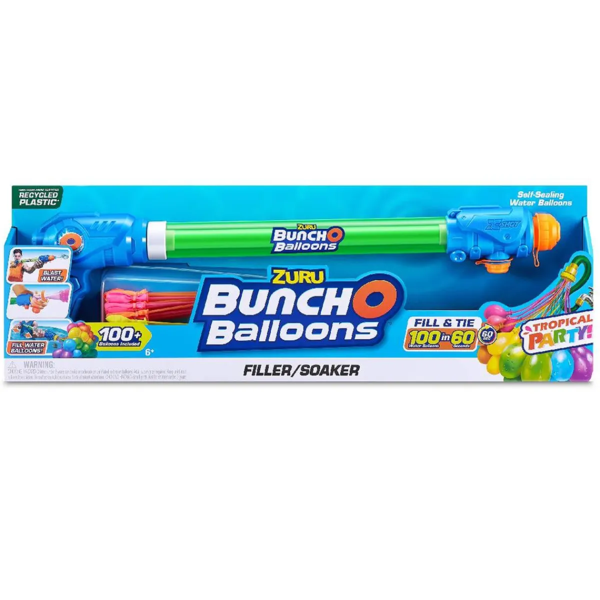 X-Shot - Pistola/cargador y 3 pack globos Bunch O Balloons*ZURU Discount
